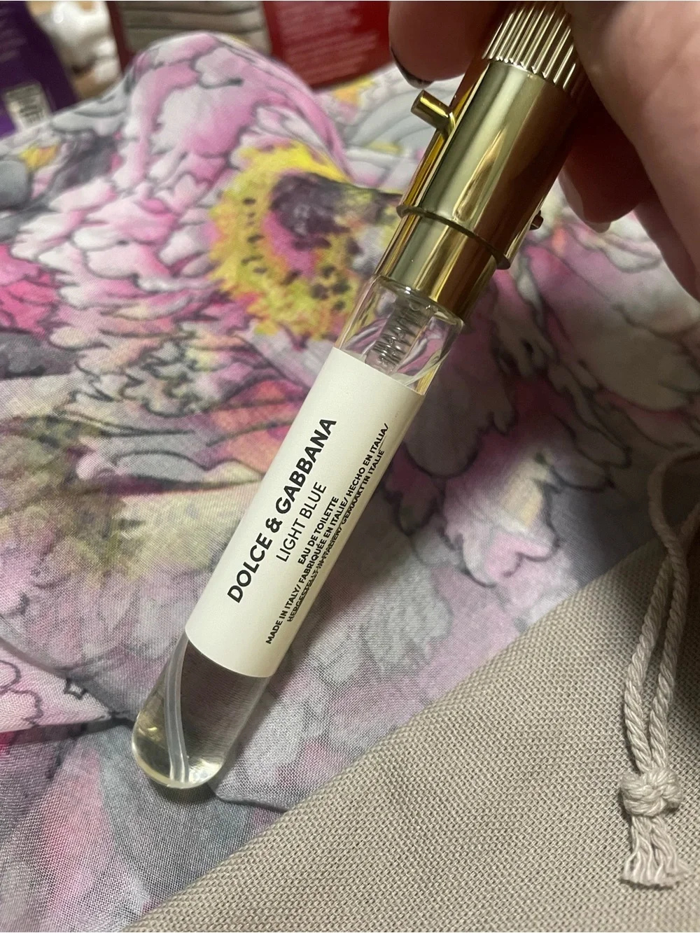 Dolce & Gabbana Light Blue Clear Glass Travel Spray - Picture 2 of 2